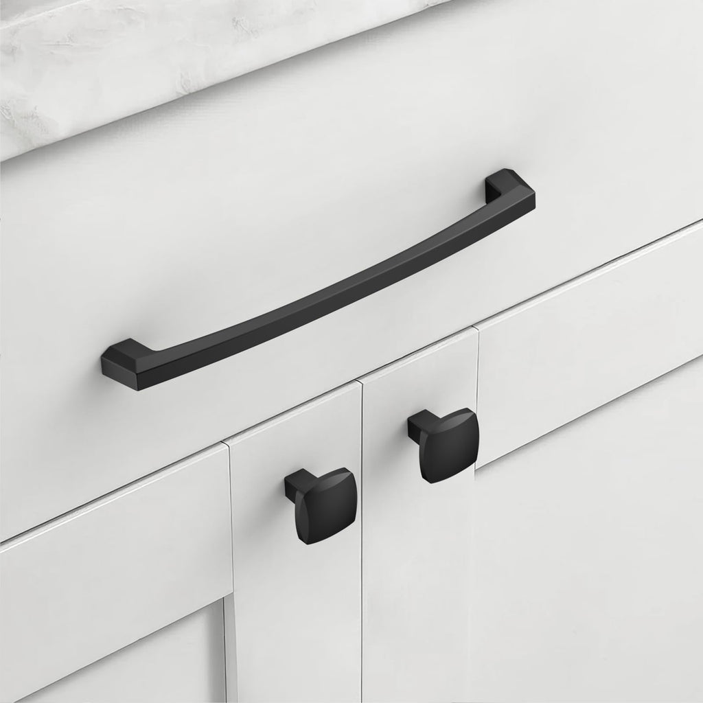 10 Pack 7.5 inch Matte Black Kitchen Cabinet Handles