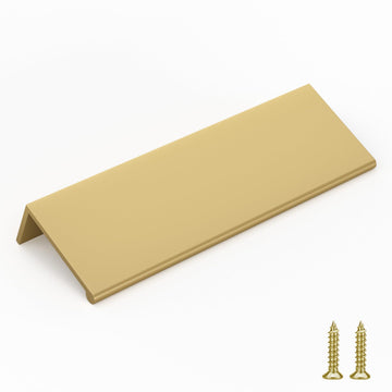 5 Pack 3-3/4in Finger Edge Pulls for Gold Drawer Pulls