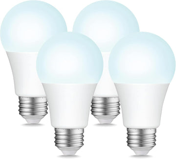 A19 LED Light Bulbs Dimmable,100W Equivalent 1500 Lumens, 5000K Daylight, E26 Base, 15000-Hour Lifespan, 14W Energy