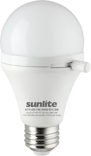 ShabBulb, Shabbat Permissible LED Light Bulb, 7 Watt (40 Watt Equivalent) 3000K Warm White
