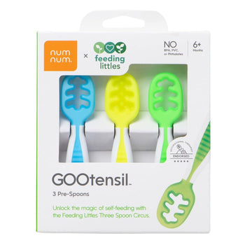 Baby Spoons 6 Months, 3-Pack Neon
