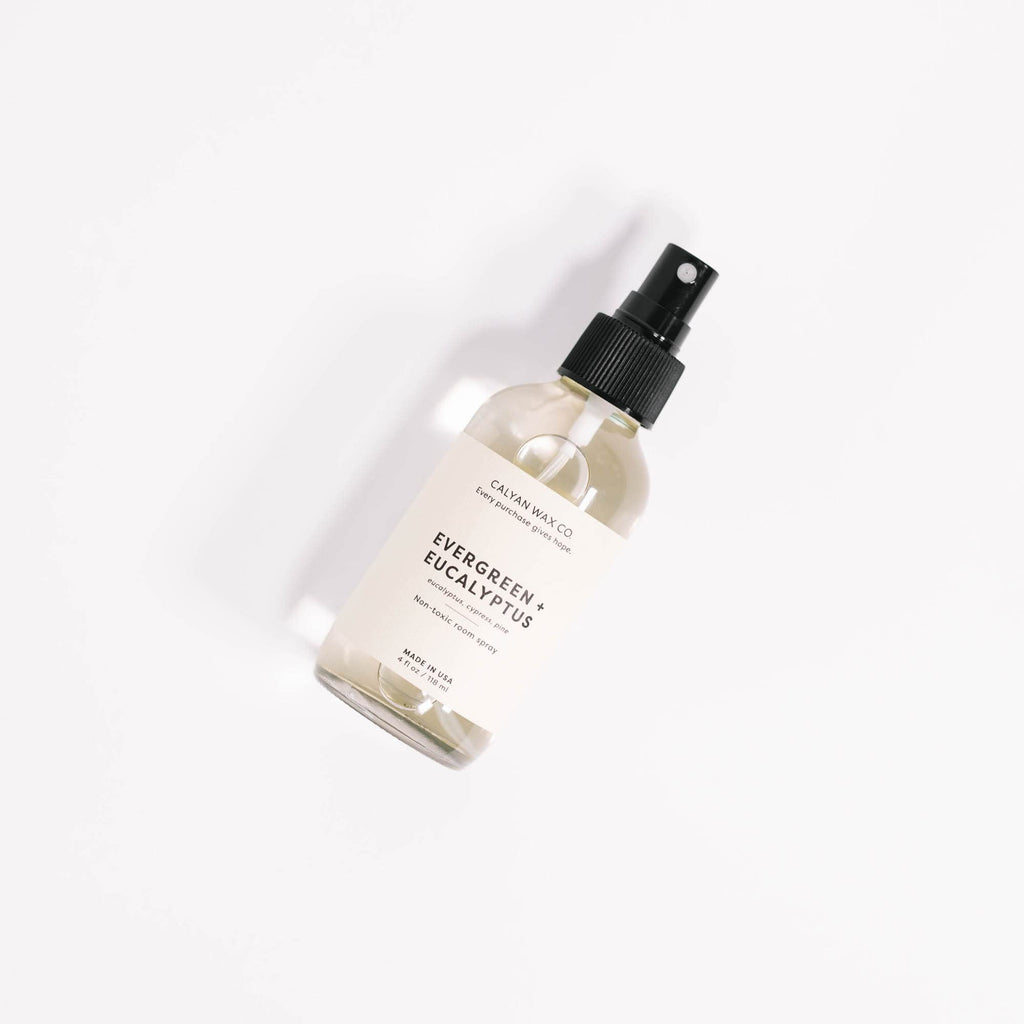 Evergreen & Eucalyptus Room Spray - Natural Room Deodorizer