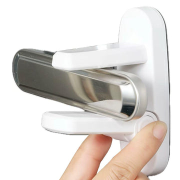 Child Proof Door Lever Lock, White, 2 Pack