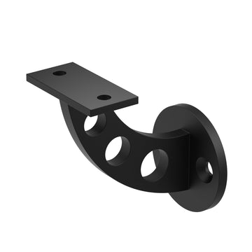 Handrail Bracket Stainless Steel 316 Event Horizon (Matte Black Powder Coat)