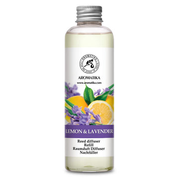 Reed Diffuser Refill Lemon - Lavender 6.8 Fl Oz - Scented Diffuser - Room Diffuser Refill with Scent - Room Freshener