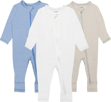 Baby Rayon Footless Snug Sleepers, Way Zip Footless Pajamas Pack