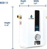 ECO 11 Electric Tankless Water Heater, 13KW at 240 Volts with Patented Self Modulating Technology