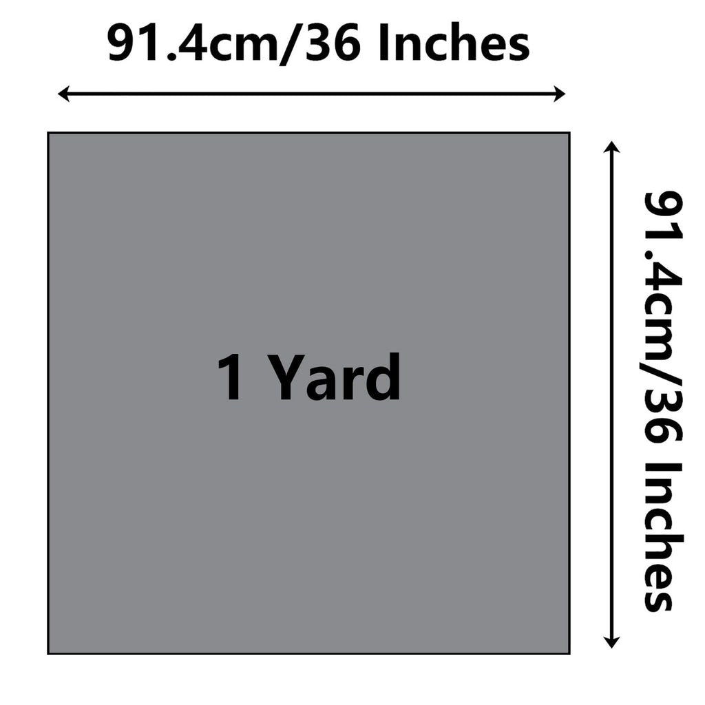 White Felt Fabric by The Yard, 1.5mm, 36"X 36"