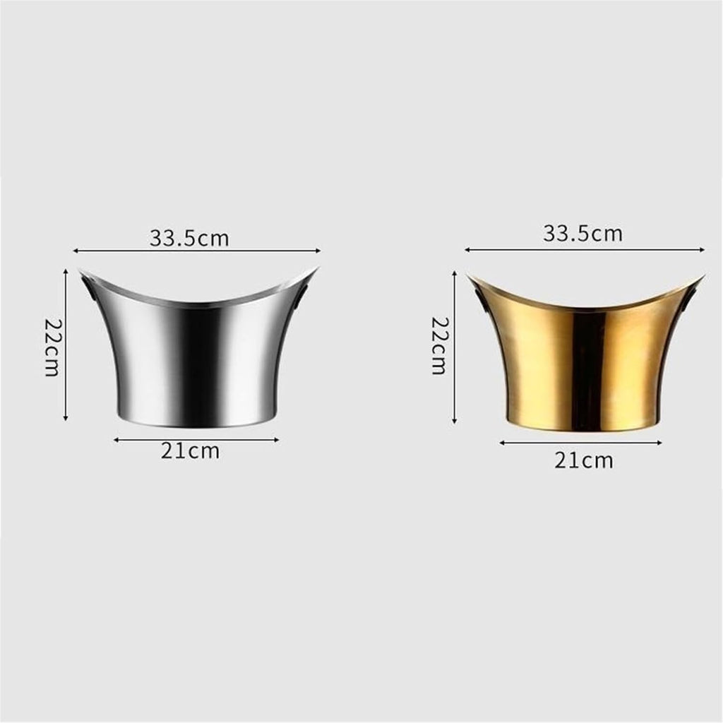Ice Bucket Stainless Steel Ice Bucket Large Wine