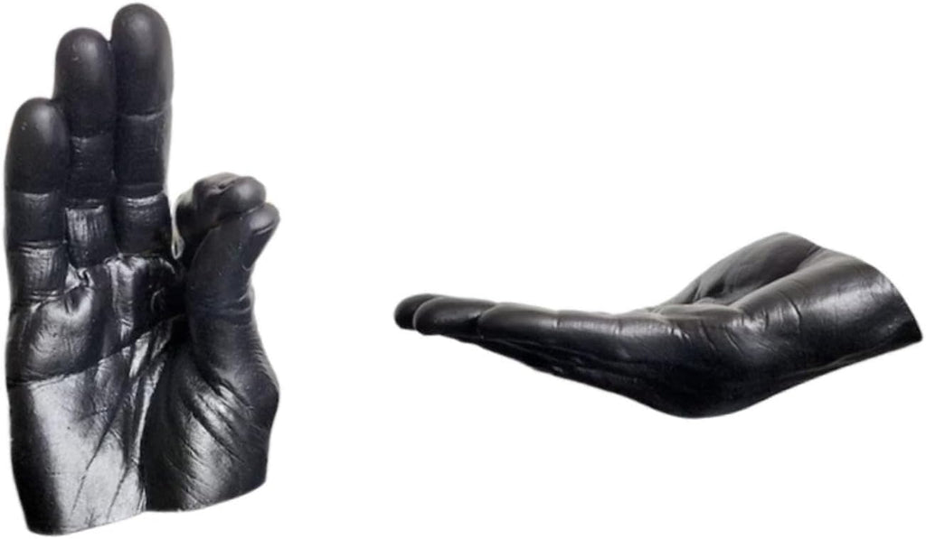 Hand Statues Incense Burner Incense Holder Tabletop Ornament Decorative Figurines, Black