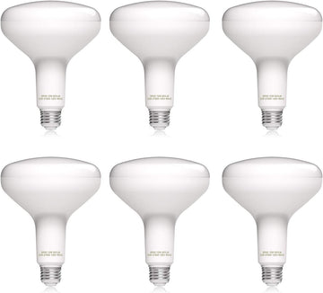 Dimmable BR40 LED Flood Light Bulb 12W, 75W Equivalent, 2700K Soft White Light, Energy Saving Lamp /Home, E26 Screw