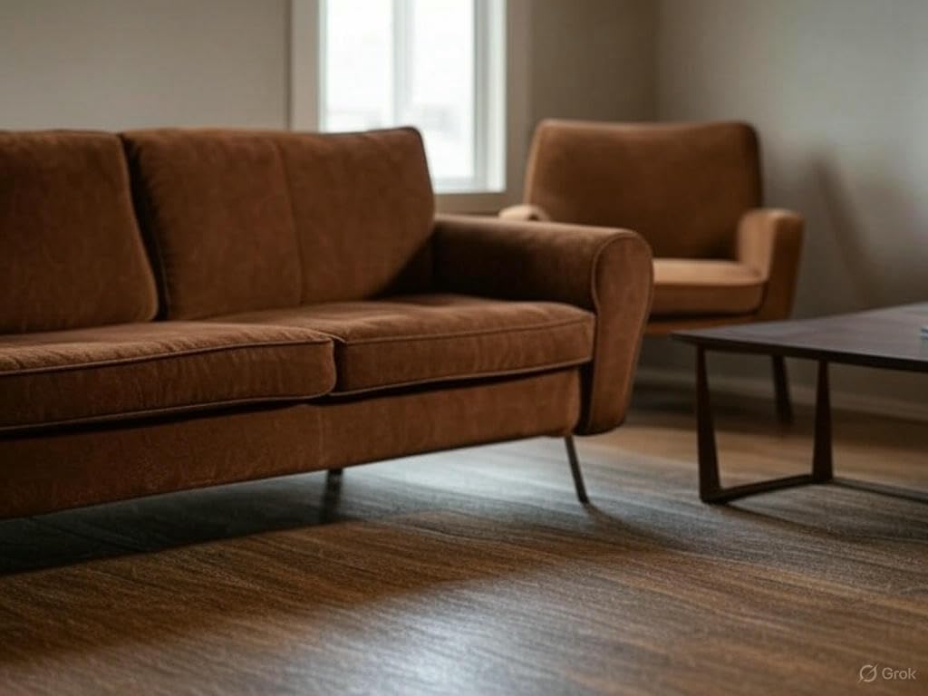 Microsuede Fabric 58/60" Width Fabric by The Yard Color: Rust
