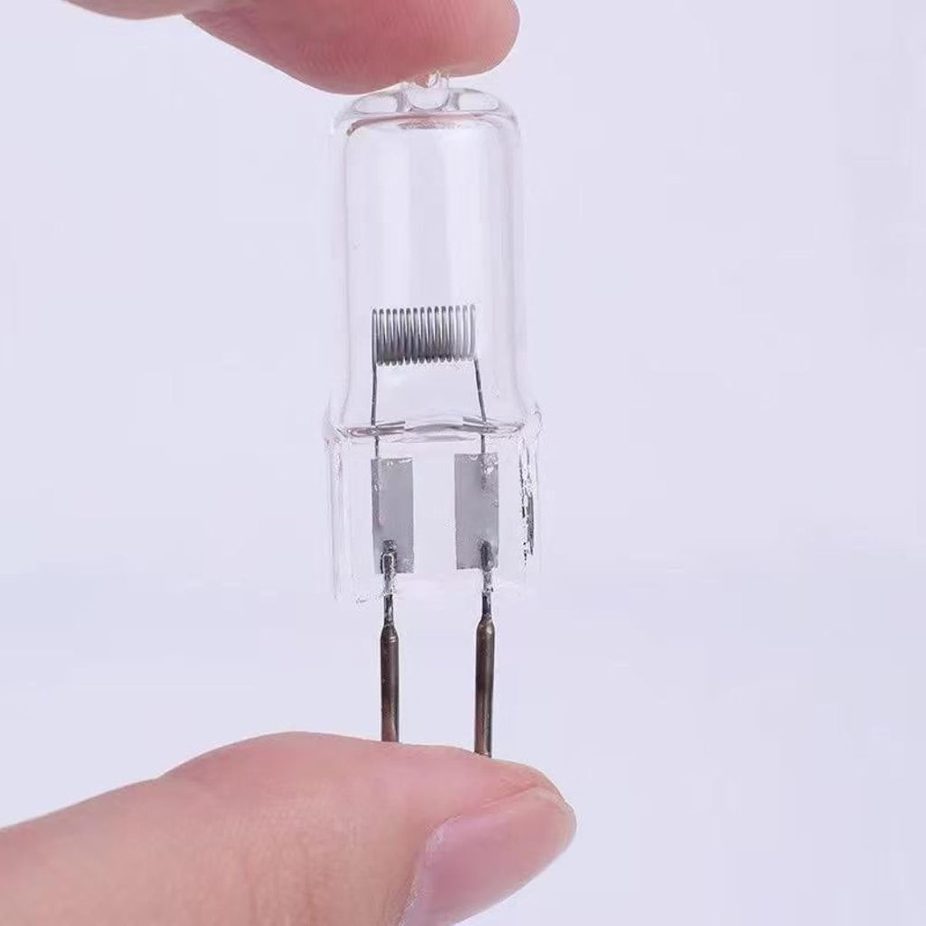 2PCS GY6.35 Light Bulbs 24V 50W 75W Crystal Clear Halogen Bulb 2 Pin, 150W Dimmable 250W T4 JC Bi-Pin Base G6.35