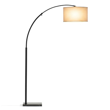 Logan Arc Floor Lamp, Bright Standing Lamp s, Offices & Bedrooms, Modern Living Room Décor, Tall Hanging Floor Lamp