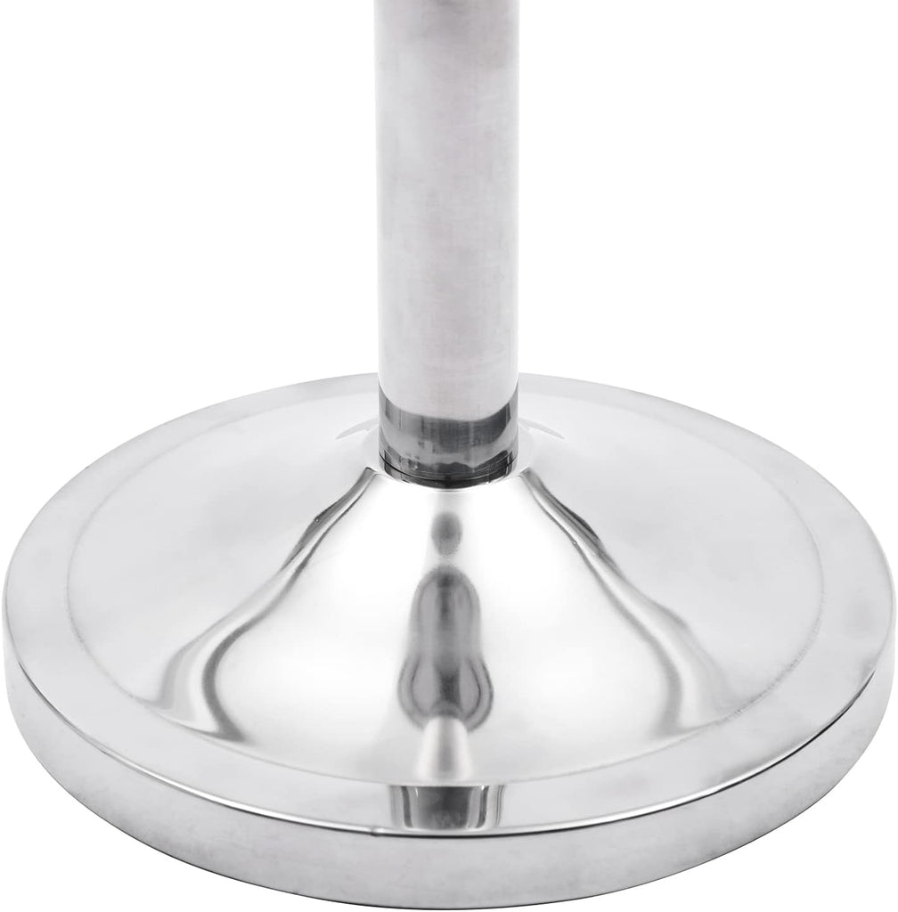 Ice Bucket with Stand, 22.5cm Height Stainless Steel Wine Chiller Holder Ice Cube Container Cooler with Carrying