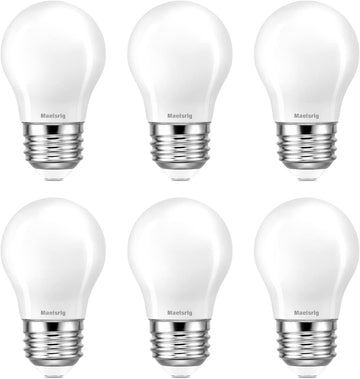 25 Watt Light Bulbs Soft White 2700K, Dimmable, 2W 200 Lumen LED Bulb, E26 Medium Base, 120V, A15 Frosted, Pack of 6