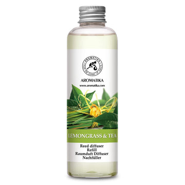Reed Diffuser Refill Lemongrass - Tea 6.8 Fl Oz - Scented Diffuser - Room Diffuser Refill with Scent - Room Freshener