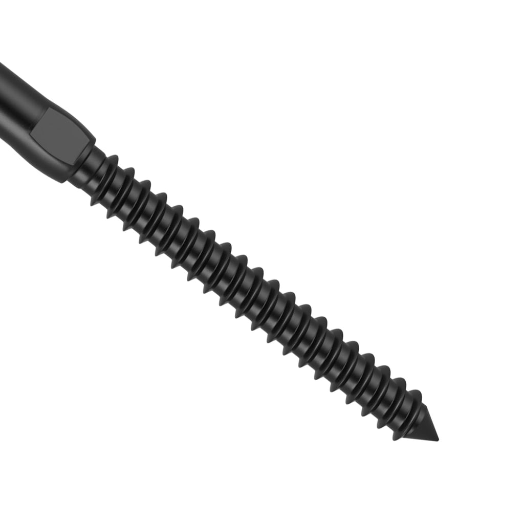 60 Pack 3/16" Black Cable Railing Right&Left Swage Lag Screws