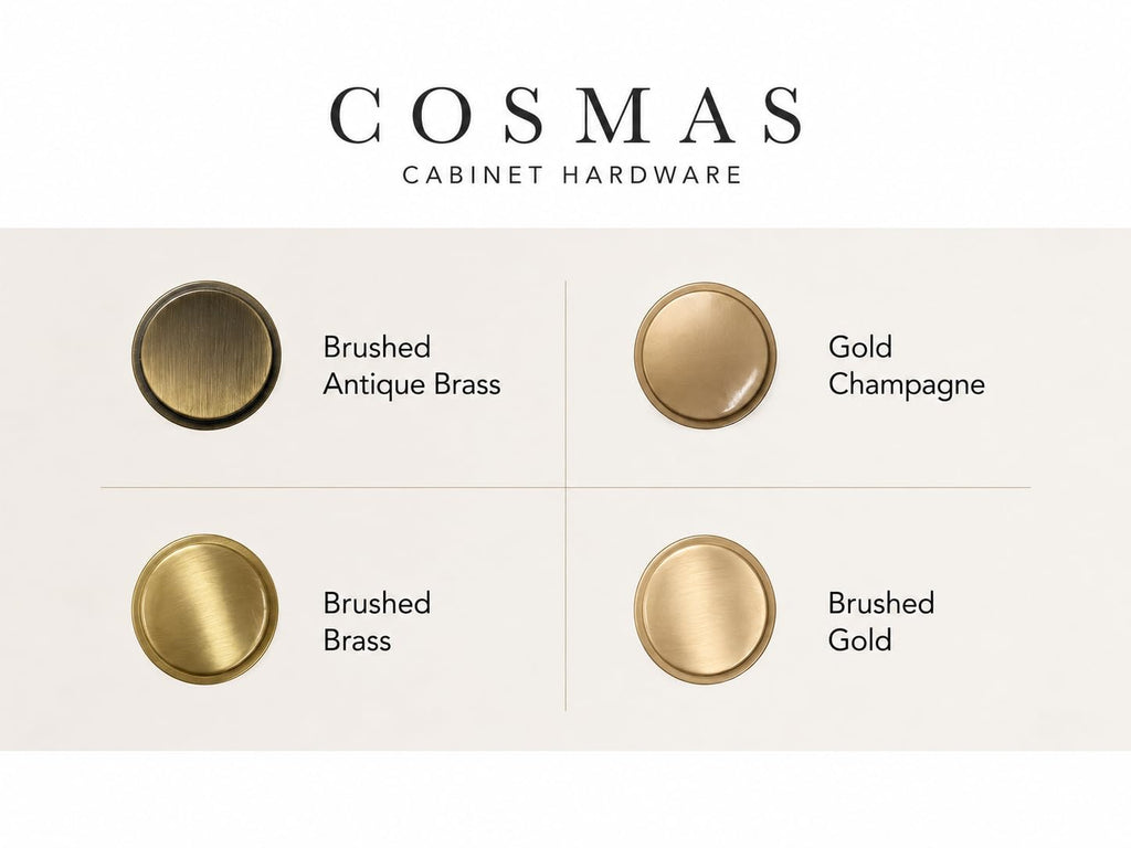 10 Pack 4310BAB Brushed Antique Brass Cup Pull 3 Inch Hole Centers