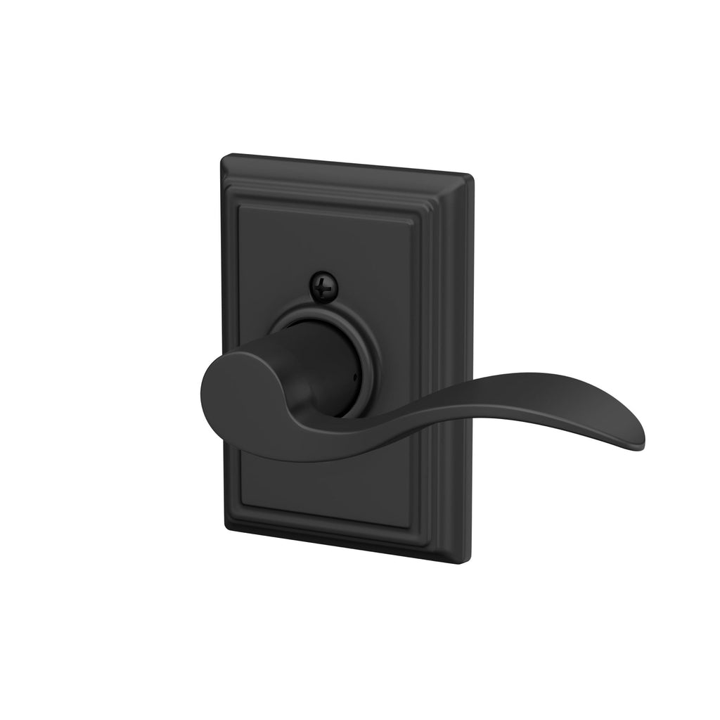 Accent Non-Turning Dummy Door Handle, Right Handed, Matte Black