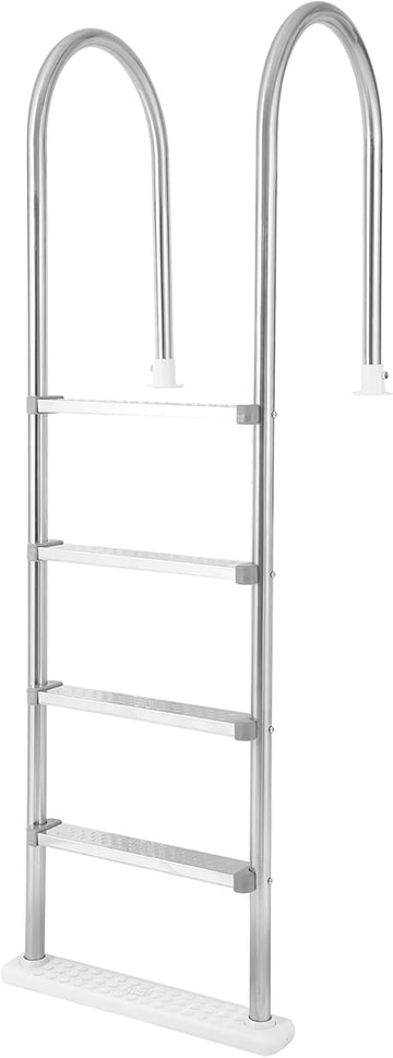 Wave Premium Stainless Steel in-Pool Ladder for Above Ground Pools