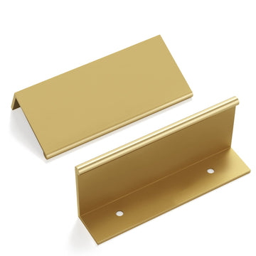 10 Pack 3in Finger Edge Pulls for Gold Drawer Pulls