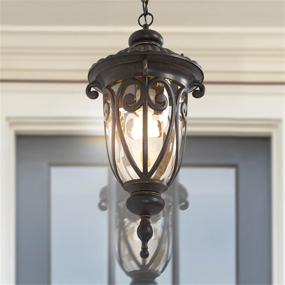 Nine-Inch Incandescent Hanging, 1-Light Exterior Light