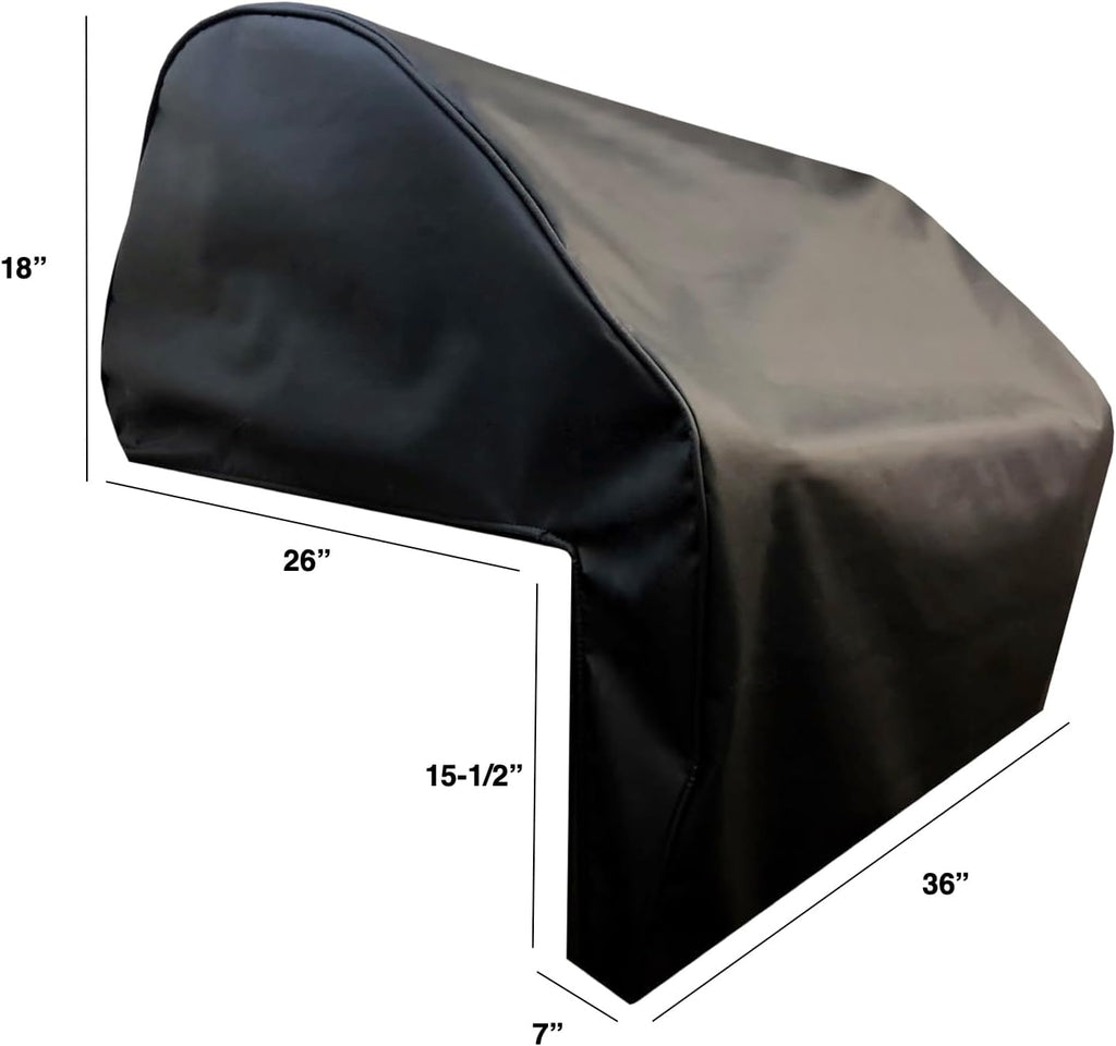 36" Heavy Duty Premium Quality Vinyl Grill Cover to fit AMG American Made Grills Encore Hybrid Built-in Grill