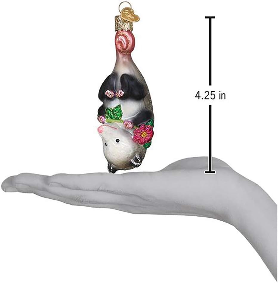 Ornaments Blossom Opossum Glass Blown Ornaments