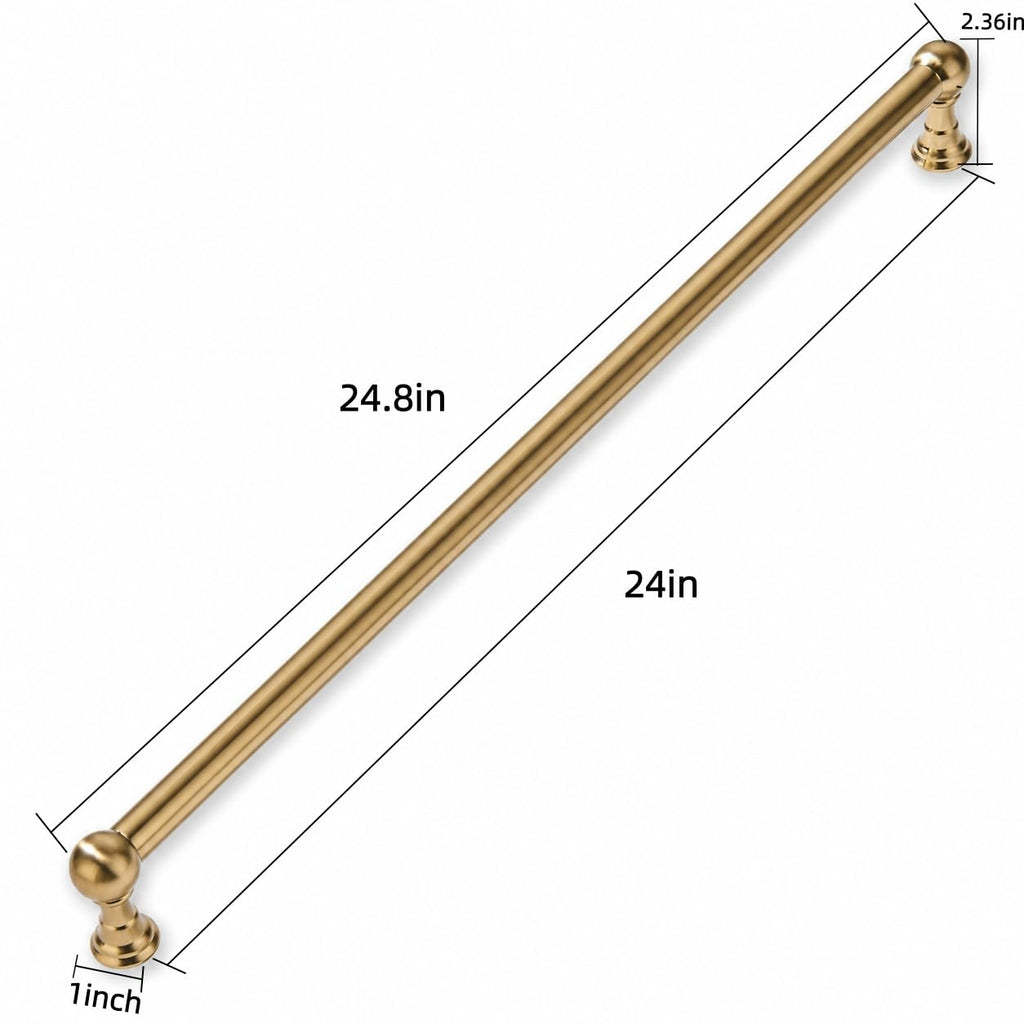 Appliance Pull 24 Inch Solid Kitchen Cabinet Handles Champagne Bronze Cabinet Pulls Modern Satin Brass Drawer