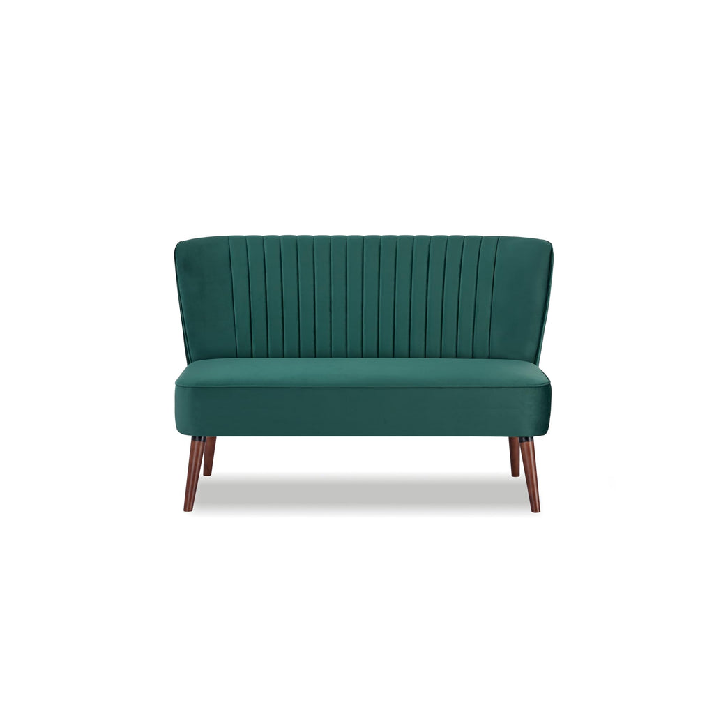 Loveseat Sofa Mid-Century Modern Armless Love Seat Accent Chair, Cushioned with Comfortable and Supportive Foam, for