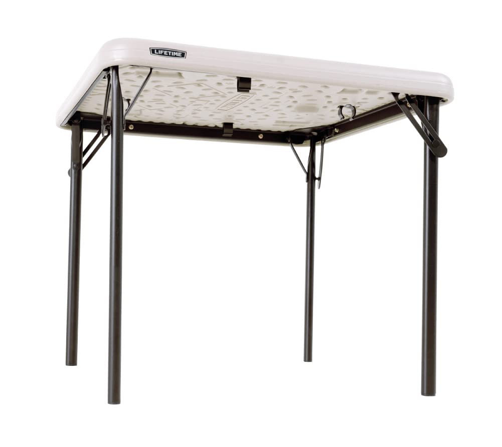Kids Folding Table, Almond, 24"