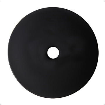 2.3" Black Backplates for Bifold Closet Door Cabinet Knob