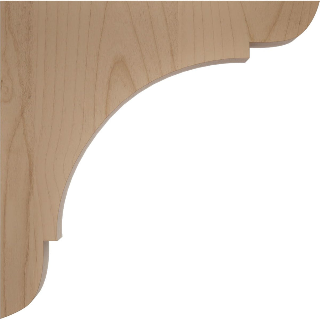 Medium Olympic Wood Wood Brackets, 1 3/4"W x 8"D x 8"H , Alder