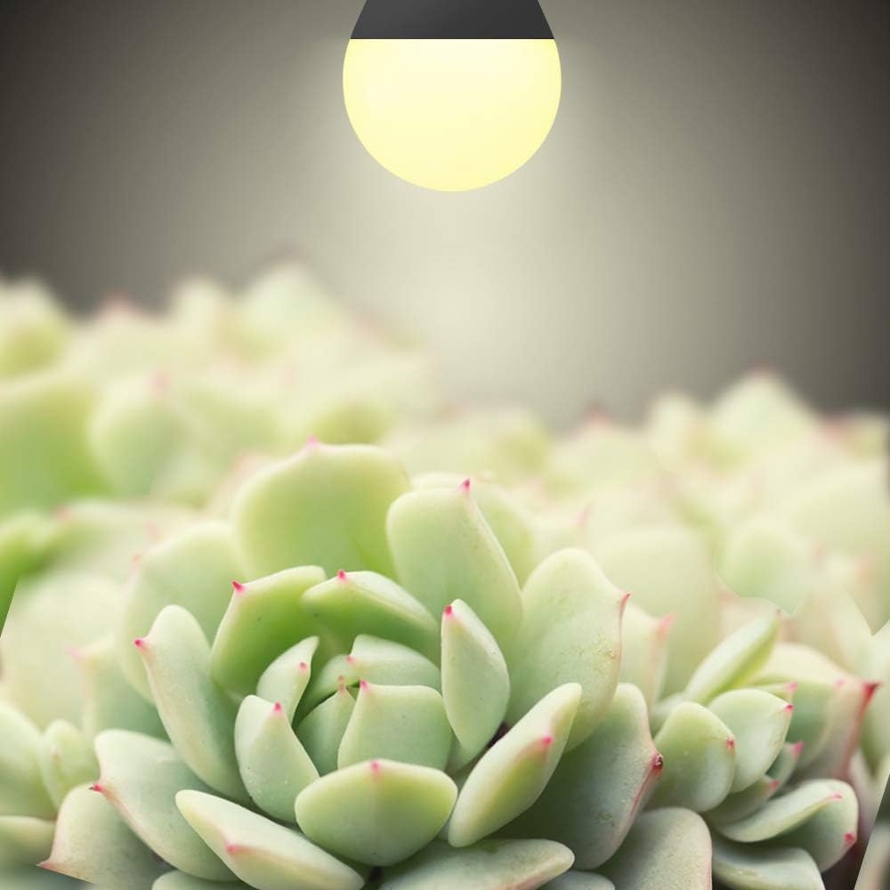 4 Pack LED Grow Light Bulbs,Full Spectrum Plant Light Bulb, 9W Replace 100W