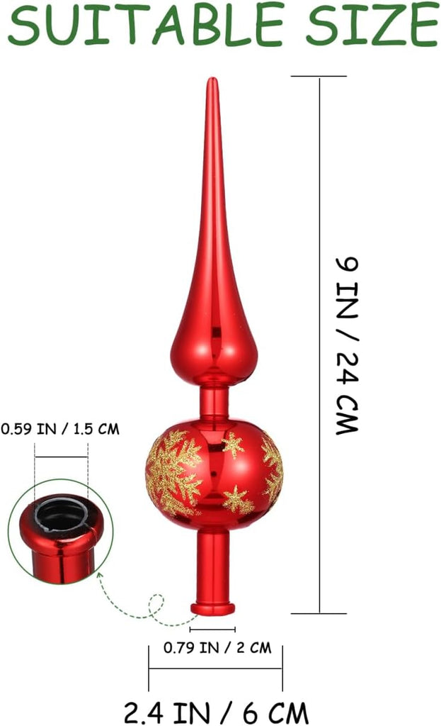 3pcs Christmas Tree Topper, for Xmas Party Decorations
