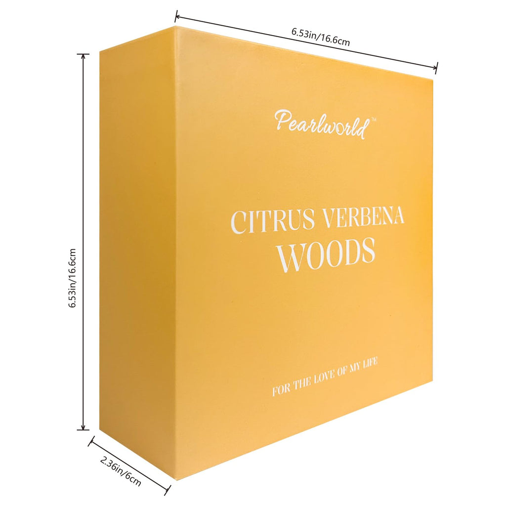 Birthday Gifts for Women, Bubble Bath Gift Box with Beautiful Aroma Diffusing Stone & Diffuser Oil, Citrus - Set of 7