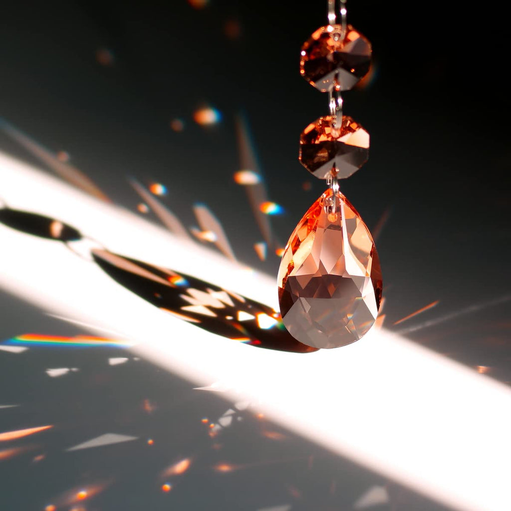20pcs Chandelier Crystals Teardrop Prisms Pendant Replacement