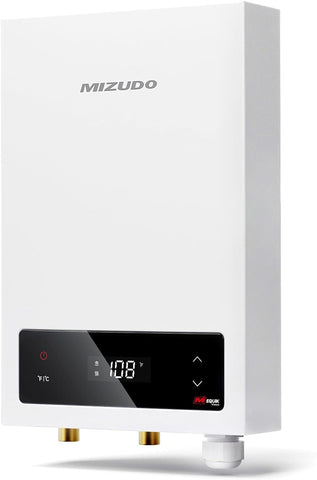 11kW Tankless Water Heater Electric, MIZUDO 240 Volt Instant Hot Water Heater