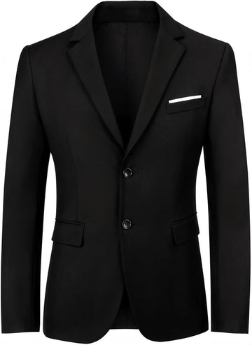 Boys' Blazer Suit Jacket Slim Fit Kids School Blazer Coat