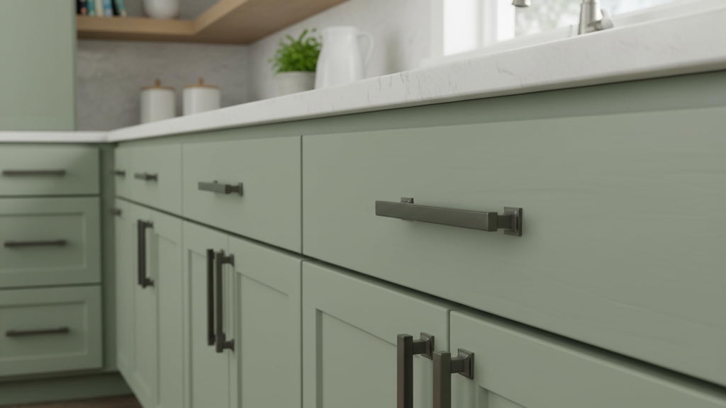3-3/4" Brushed Black Nickel Cabinet Pulls 10 Pack, AL3061BBN
