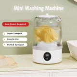 Portable Washing Machine, Rechargeable Cordless Compact Travel Washers for camping, Underwear Washer Portable Washer