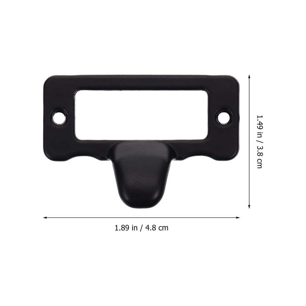 10pcs Antique Zinc Alloy Label Frame Cup Pull Handles