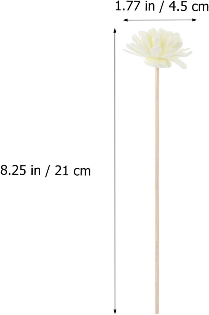 Reed Diffuser Sticks Diffuser Sticks Artificial Flower Rattan Reed Essential Oil Home Decor Strips - Set of 30