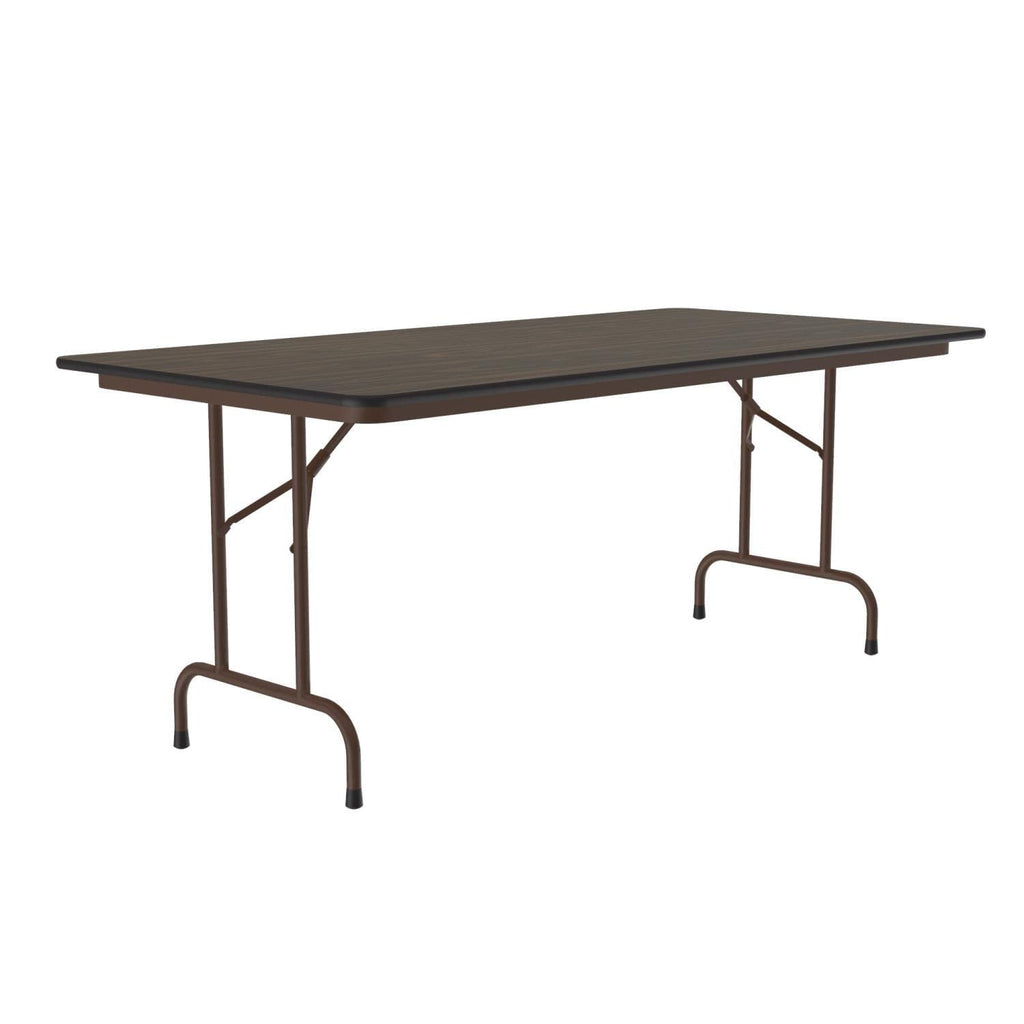 Commercial Laminate Folding Table, 36" x 72", Walnut