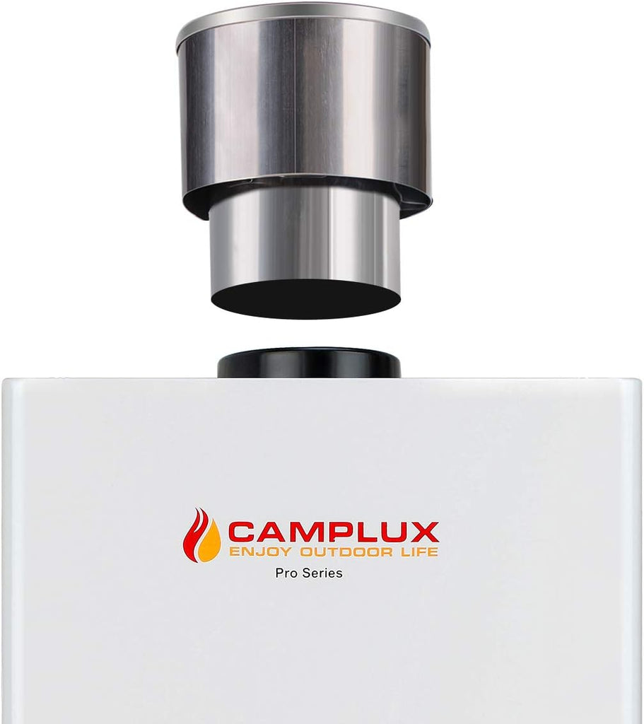 Tankless Water Heater, Camplux Outdoor Portable Propane Gas Tankless Water Heater With Rain Cap for Camping Showers