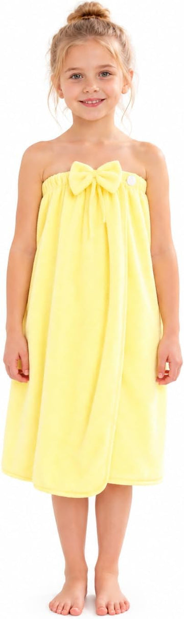 Kids Girls Spa Bath Towel Robe Beach Shower Cover Up Body Wrap