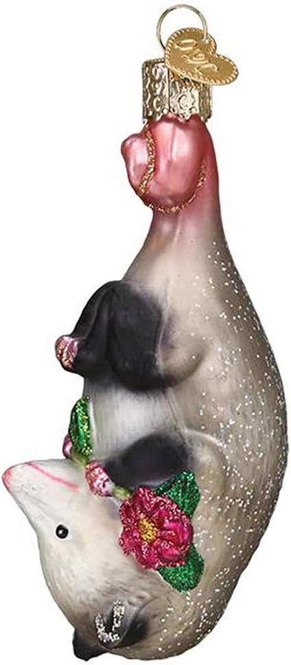 Ornaments Blossom Opossum Glass Blown Ornaments