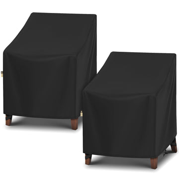 2 Pack Patio Swivel Chair Covers Waterproof, 34" W x 37" D x 36" H