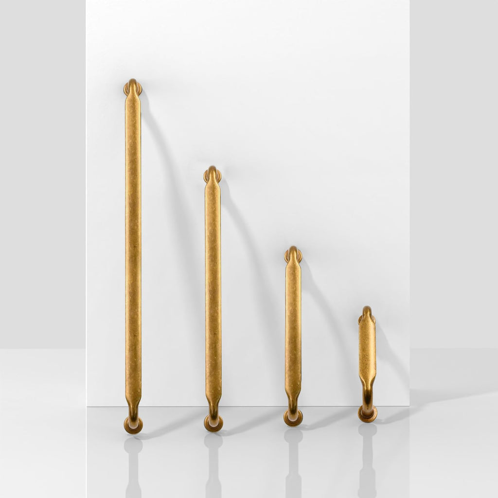 10 Pack Antique Brass Cabinet Pulls 3.75 Inch(96mm) Kitchen Cabinet Handles Solid Zinc Alloy Cabinet Hardware Drawer